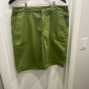 Mens green Quicksilver shorts